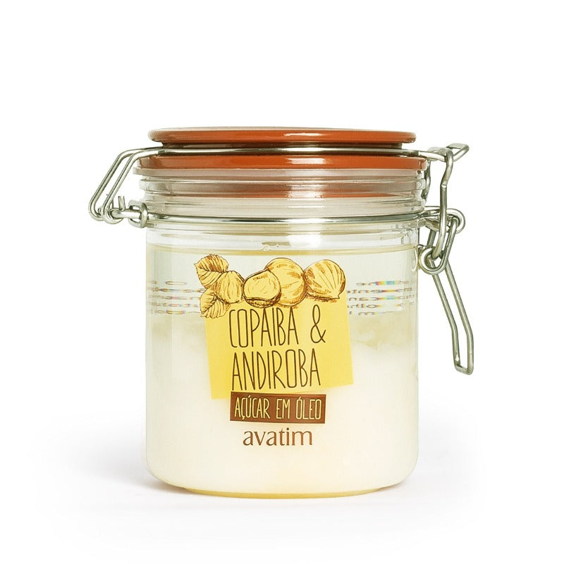 AVATIM - Scrub naturale zucchero in olio Copaíba & Andiroba 500 G