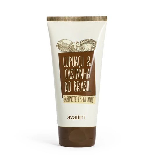 AVATIM - Sapone Liquido Esfoliante Cupuaçu & Noce del Brasile 180ml